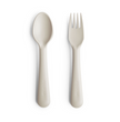 Mushie Fork and Spoon Set (Ivory)